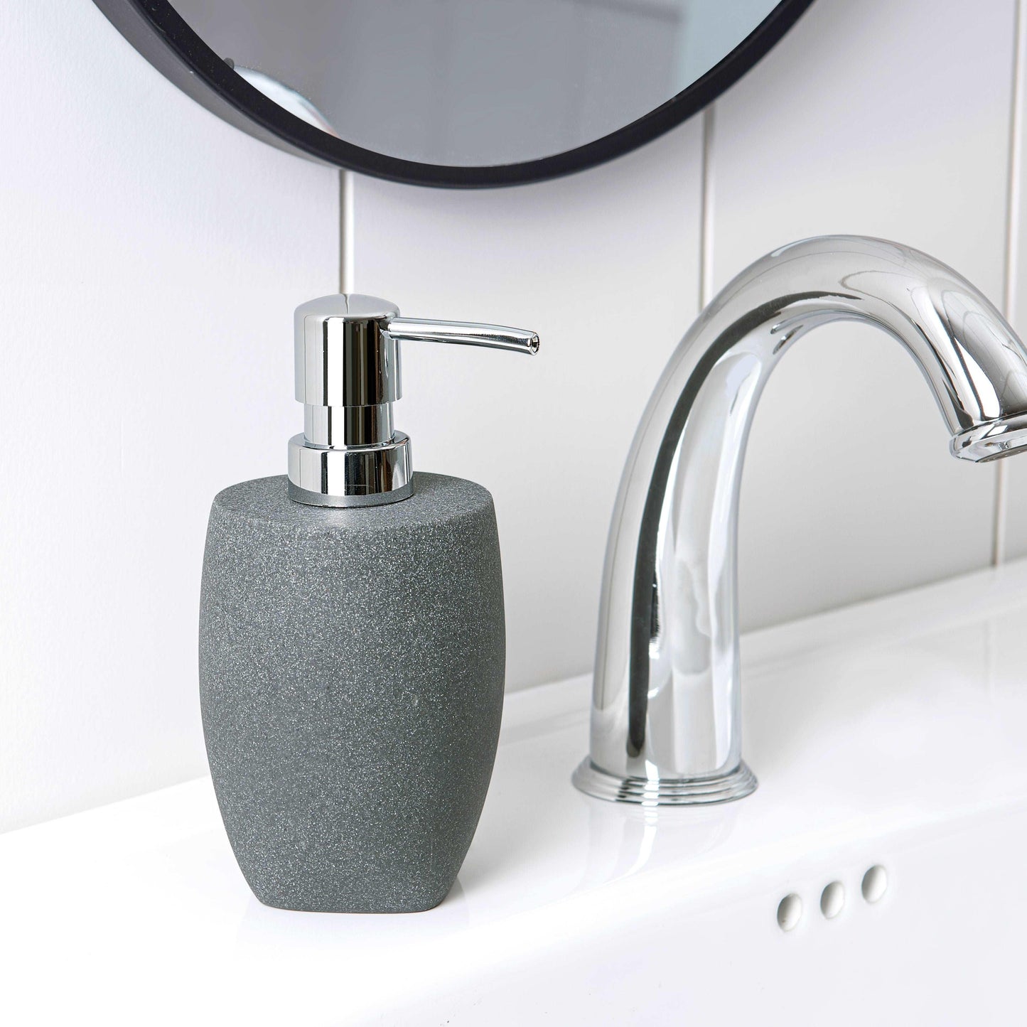 Charcoal Stone Grey Lotion/Soap Dispenser - Allure Home Creation