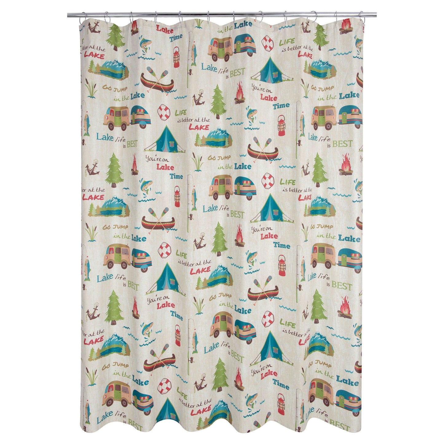 Lake Holiday Shower Curtain - Allure Home Creation