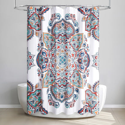 Paisley Medallion Shower Curtain - Allure Home Creation