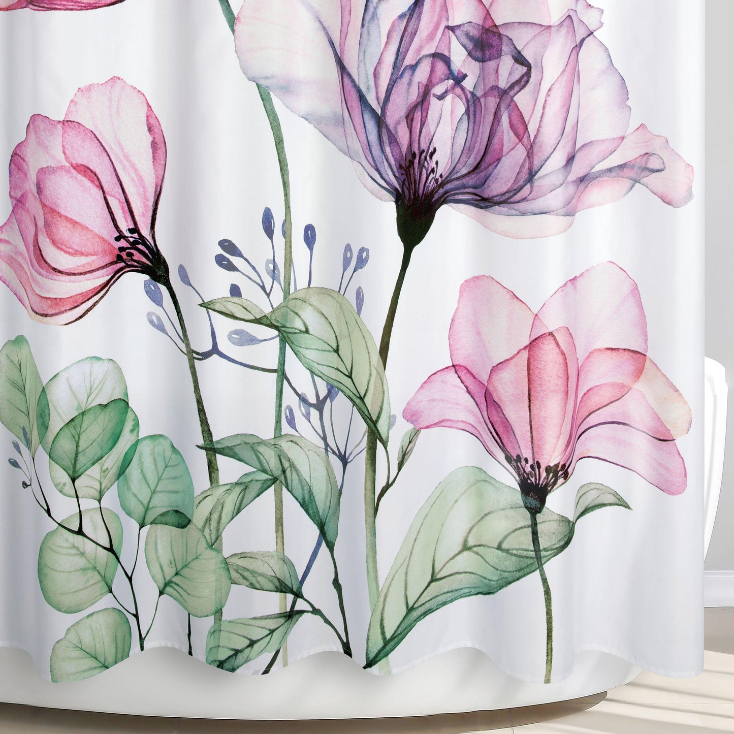 Translucent Shower Curtain - Allure Home Creation