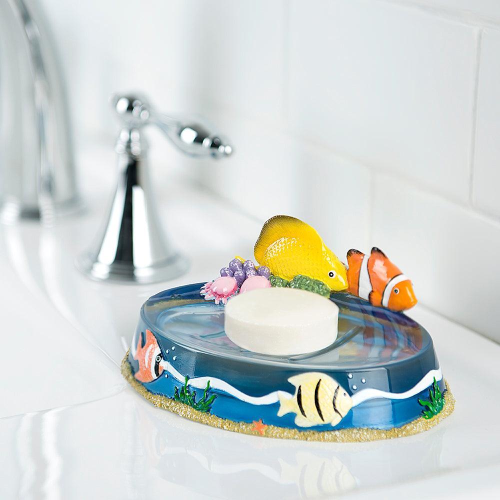 Under the Sea Resin 4-Piece Bathroom Accessory Set - Allure Home Creation