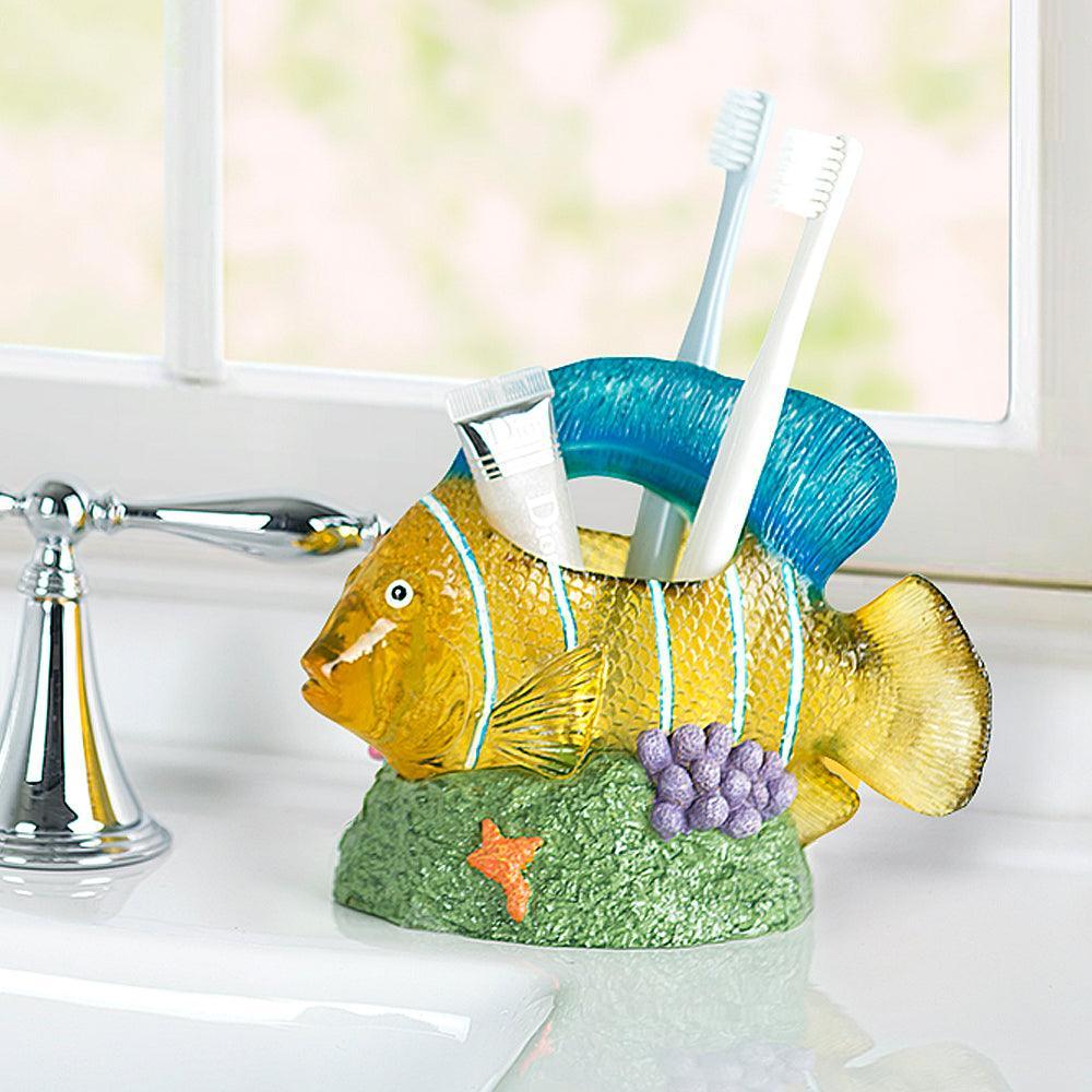 Under the Sea Resin 4-Piece Bathroom Accessory Set - Allure Home Creation