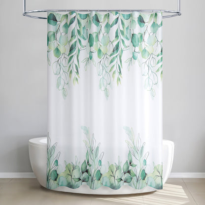 Vine & Leaf Botanical PEVA Shower Curtain - Allure Home Creation