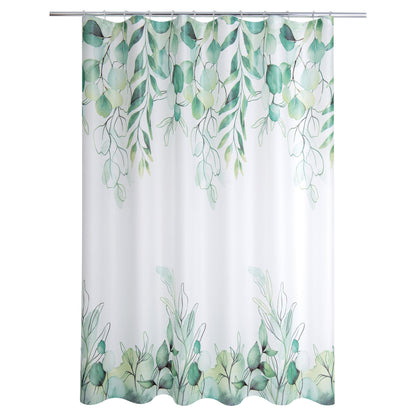 Vine & Leaf Botanical PEVA Shower Curtain - Allure Home Creation