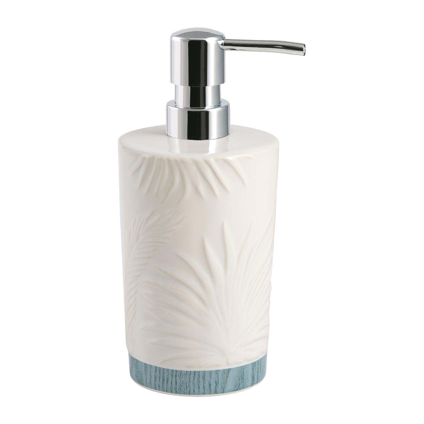 Blue Palm 4-Piece Bathroom Accessory Set