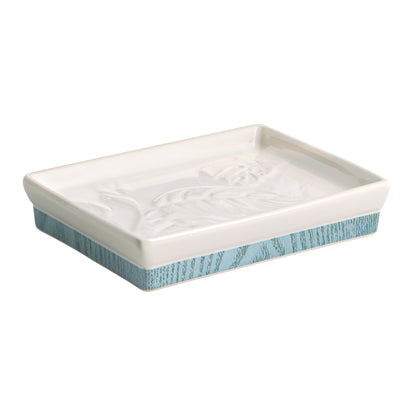 Blue Palm Soap Dish