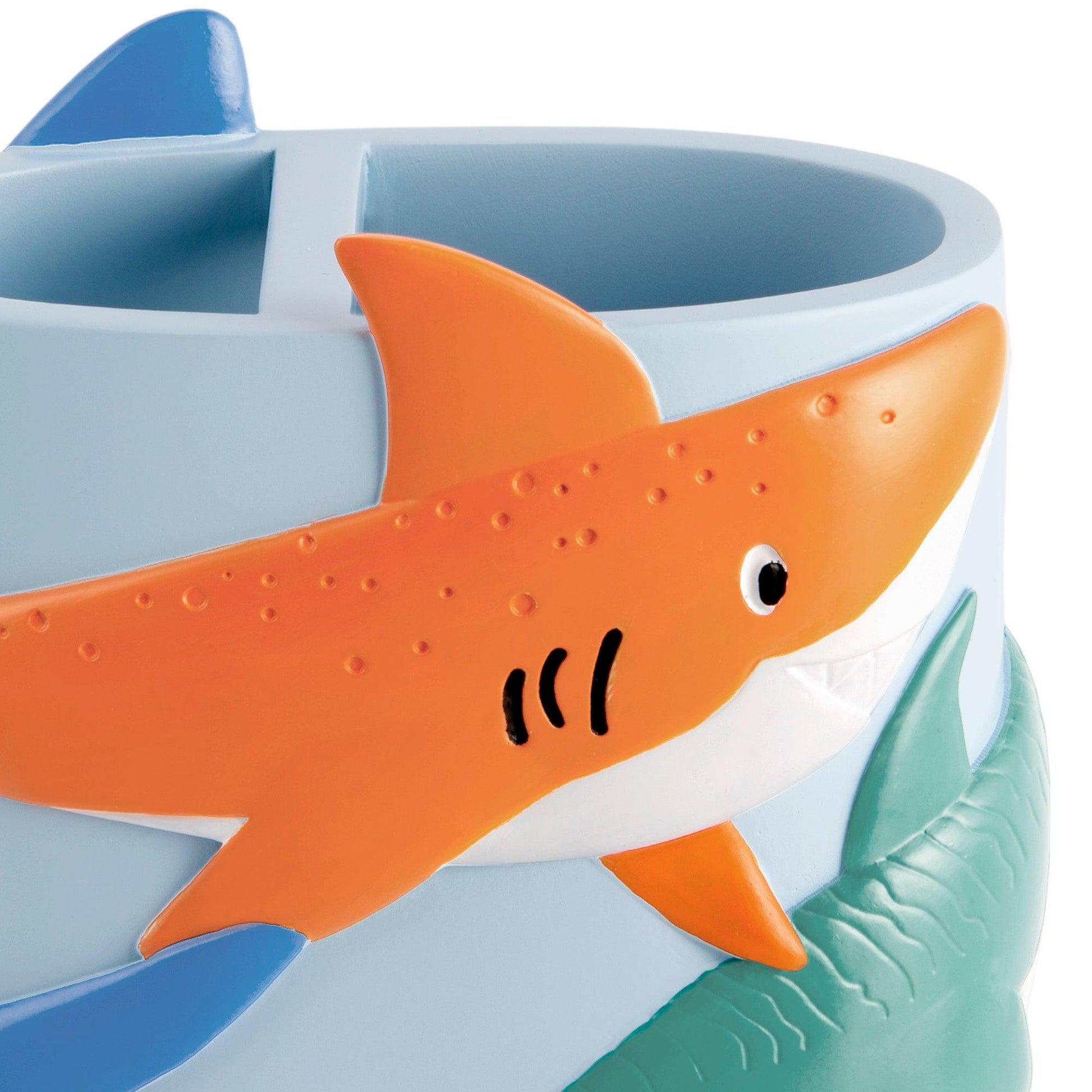 Colorful Sharks 4-Piece Bathroom Accessory Set - Allure Home Creation