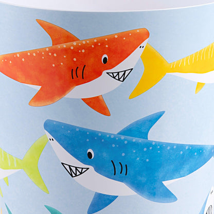 Colorful Sharks 4-Piece Bathroom Accessory Set - Allure Home Creation