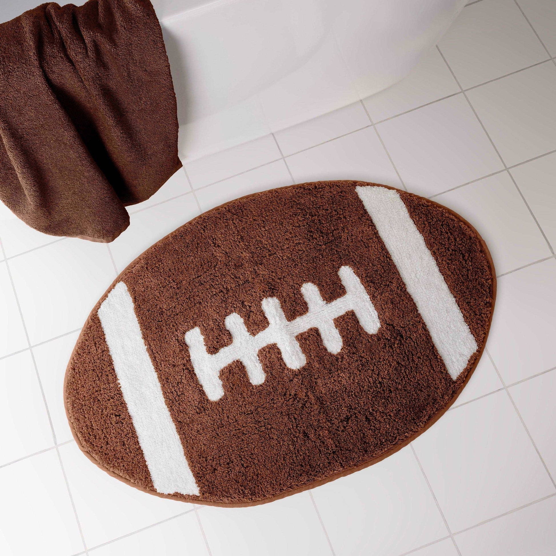 Football Bath Rug 34"x23" - Allure Home Creation