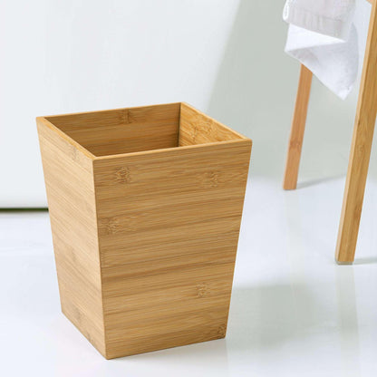 Haven/Kismet Bamboo Wastebasket - Allure Home Creation