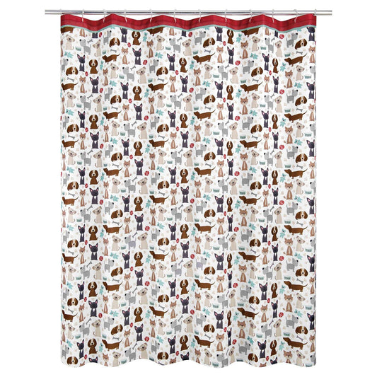 Puppy Love Shower Curtain - Allure Home Creation