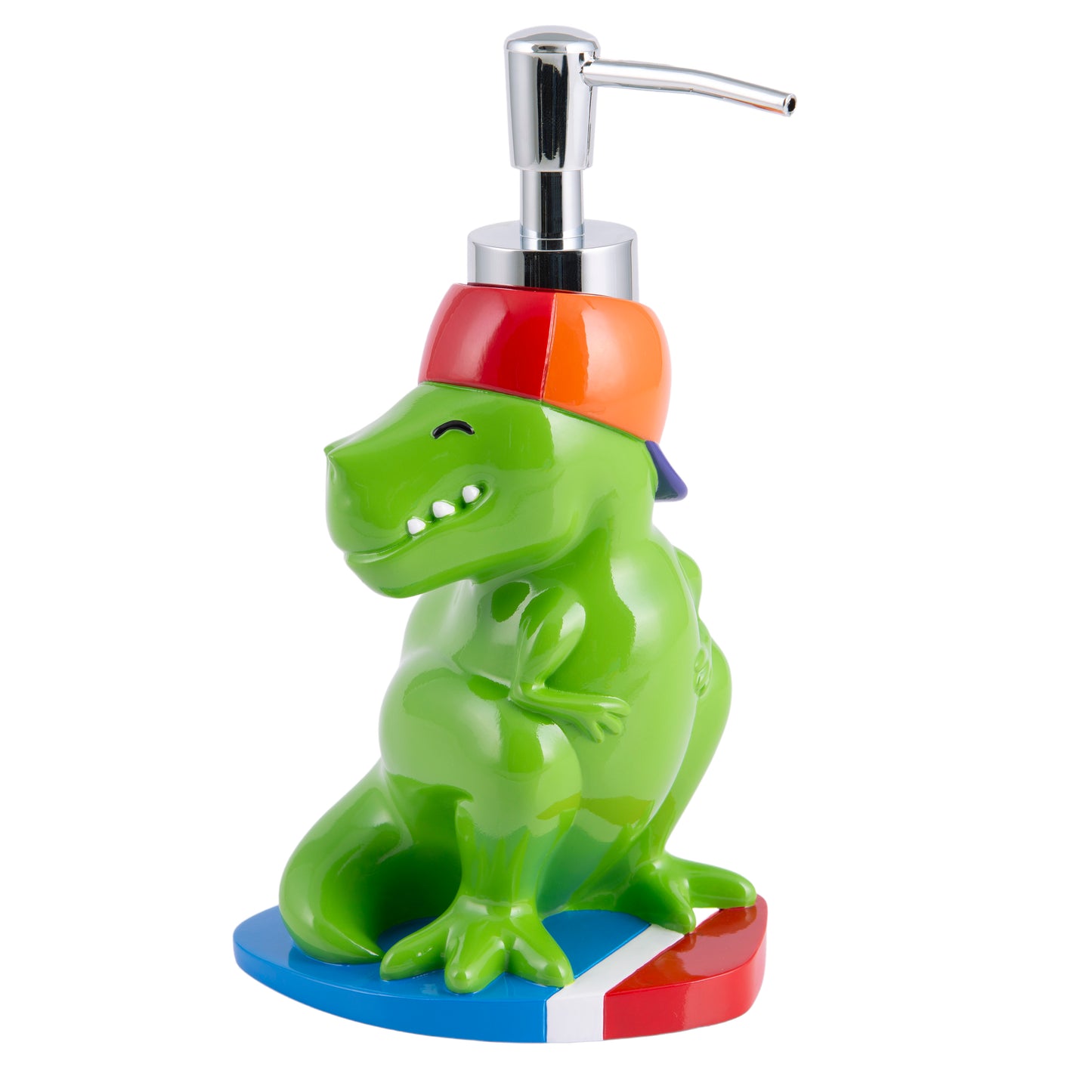 Surfin' Dino 4-Piece Bathroom Accessory Set