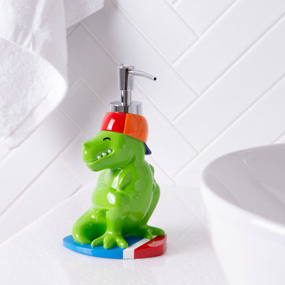 Surfin' Dino 3-Piece Bathroom Accessory Set